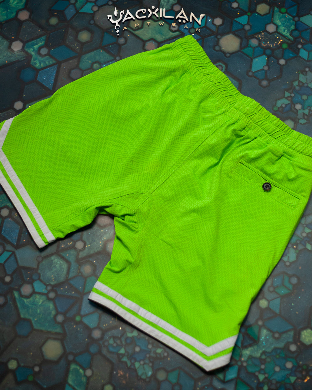 Basket Short White Mountains / Poliamide - Fluoro Green DMITICIOUS